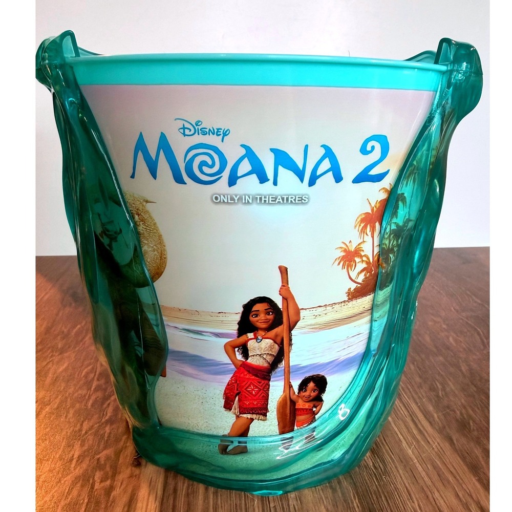 Disney Moana 2 Wave Popcorn Bucket 2024 Movie Theater Collectible